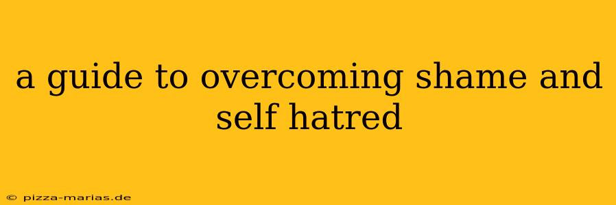 a guide to overcoming shame and self hatred