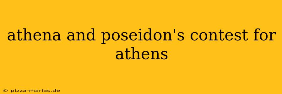 athena and poseidon's contest for athens