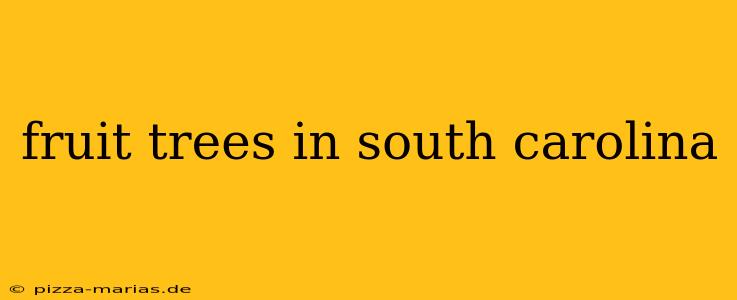 fruit trees in south carolina