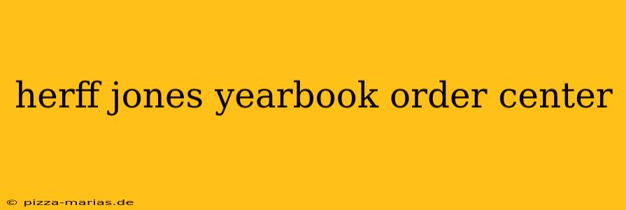 herff jones yearbook order center