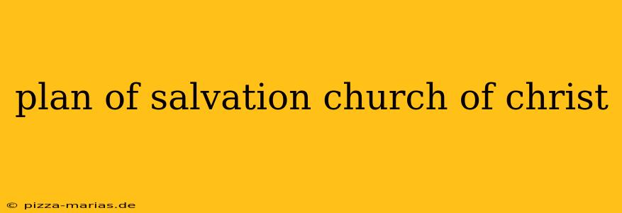 plan of salvation church of christ