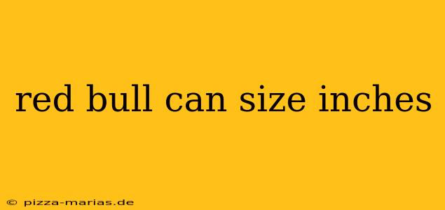red bull can size inches