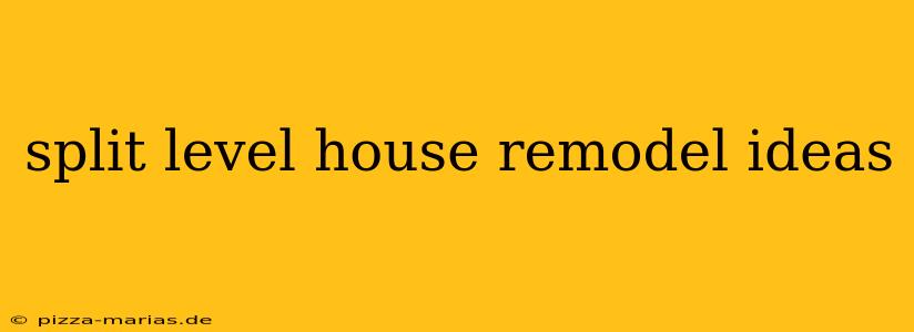 split level house remodel ideas