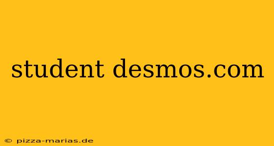 student desmos.com