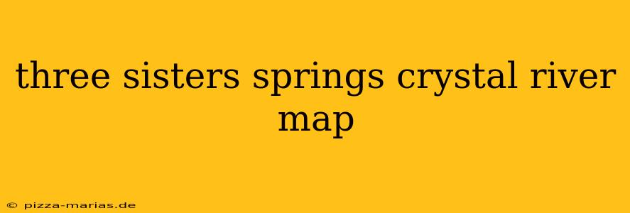three sisters springs crystal river map