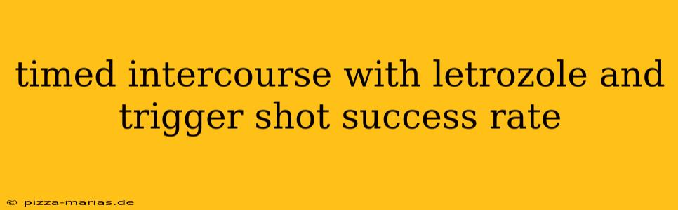 timed intercourse with letrozole and trigger shot success rate