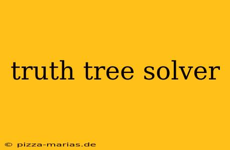 truth tree solver