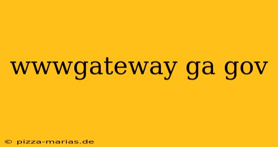 wwwgateway ga gov